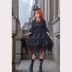 Apprentice Witch Gothic Lolita Top & Skirt by Infanta (IN1013)